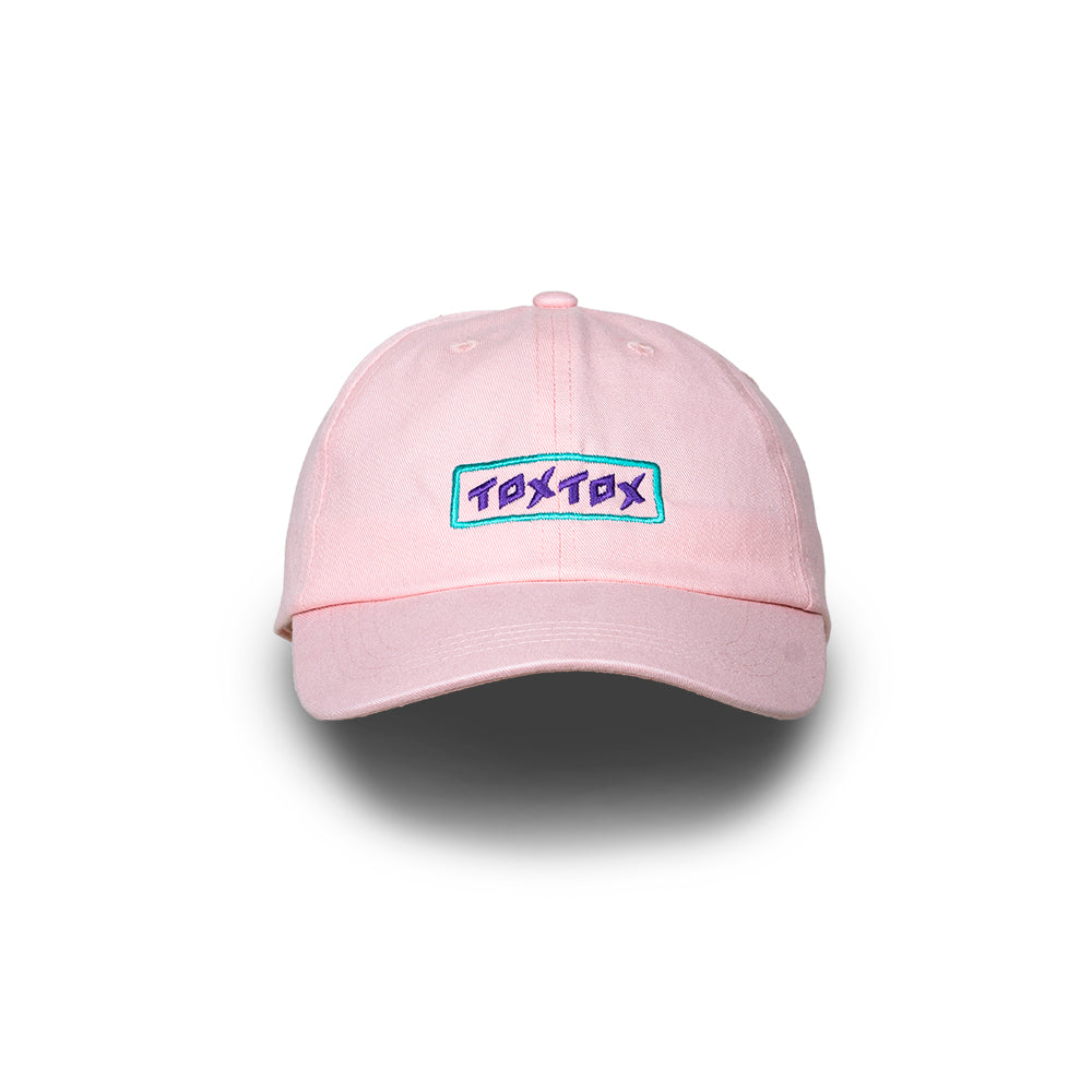 Cap Pastel Pink - Logo purple/green